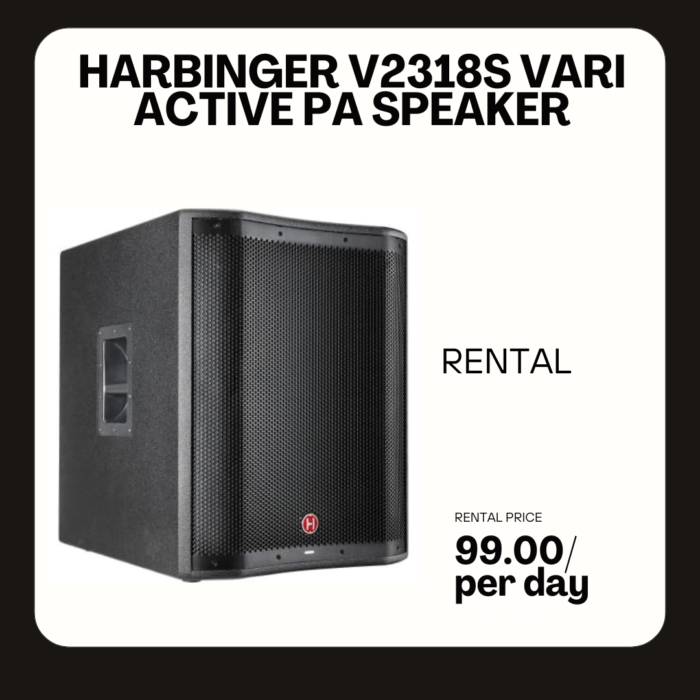 Harbinger V2318S VaRi Active PA Speaker