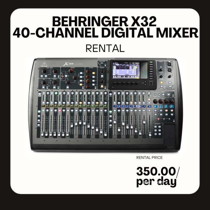 Behringer X32 40-channel Digital Mixer