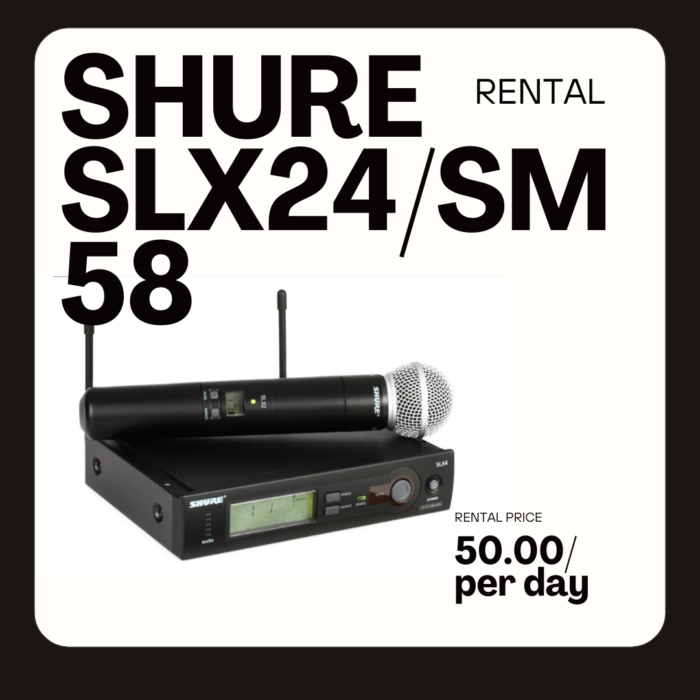 SHURE SLX24/SM58