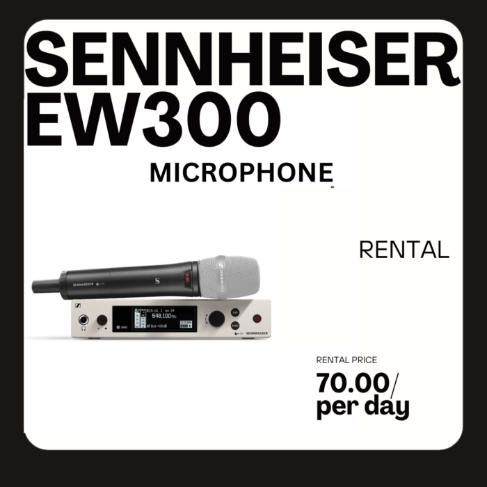 SENNHEISER EW300 W/ MICROPHONE